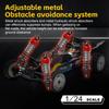 WLtoys 244016 V2 2.4G High Speed Racing Car 2WD 25KM/H 1:24 Gyro Full Scale Remote Control Car Competitive Vehicle Toys For Kid