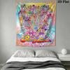 Pretty Cure Wall Tapestry Aesthetic Wall Hanging Printed Fabric Blanket Decorative Tapestries for Bedroom Living Room Home Decor