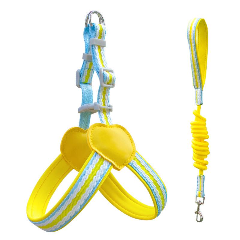 Dog Leash Vest Type Pet Leash Adjustable Small Medium Large Dog Breast Strap Teddy Pet Supplies