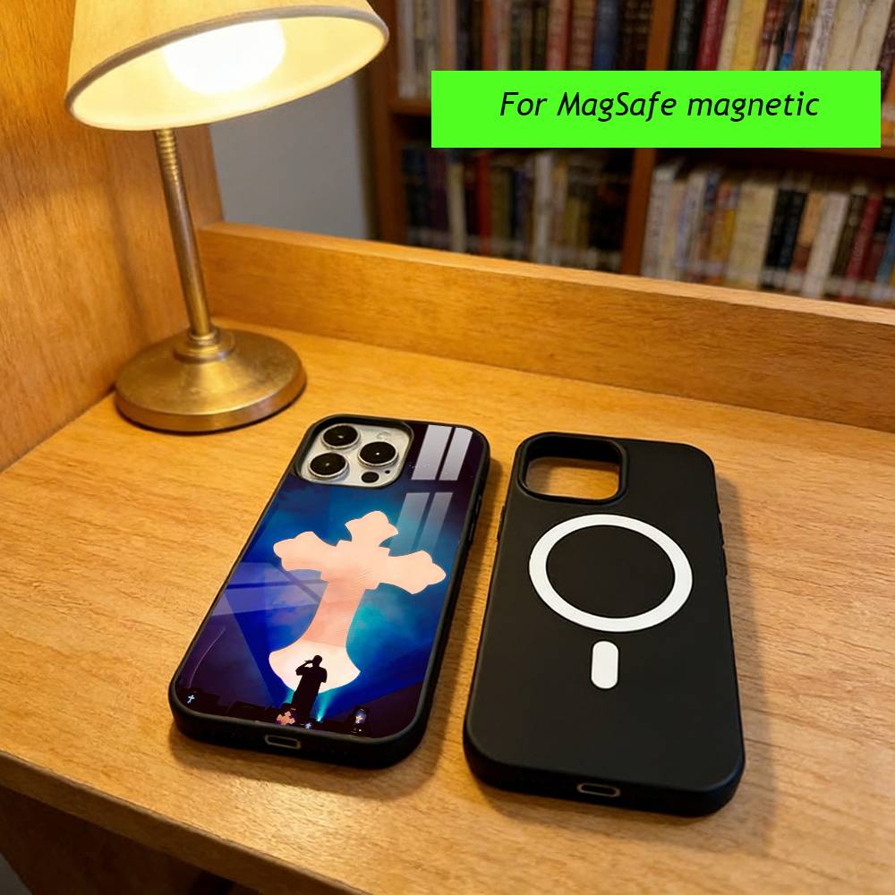 Cruz C-Cafune Me Muevo Con Dios Phone Case For iPhone17,16,15,14,13,12,11 Plus,Pro Magnetic For Magsafe Wireless Charging