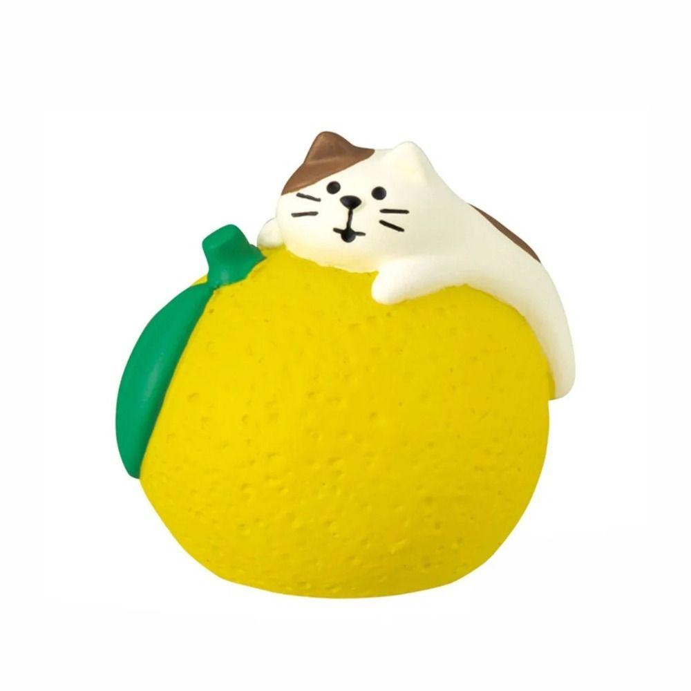 

Мультяшный грейпфрут Миниатюрные фигурки Миниатюрные фигурки Фигурки животных Грейпфрут Модель кошки Сезон выпуска J