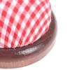 1Pc w kształcie kuli Craft igła poduszka z drewnianym dnem domu narzędzia do szycia