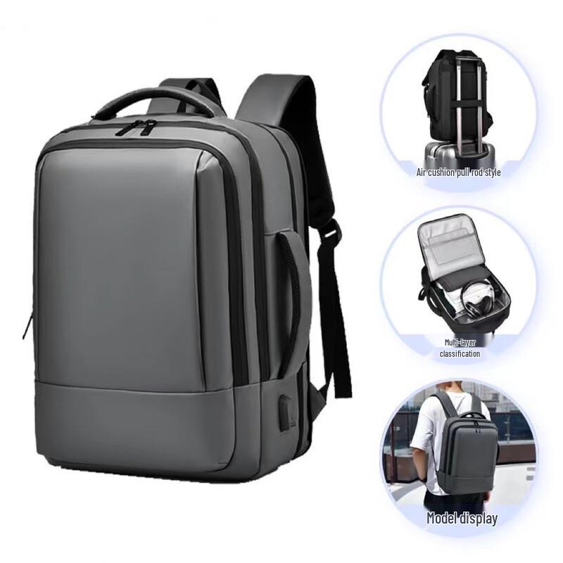 Lishen Men s Outdoor Business Expandable Backpack