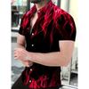 Spring and summer new fashion men's clothing men's short-sleeved shirt top cardigan source factory quick-drying short sleeves