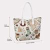 Autumn Winter Cozy Pattern Tote Bag Large Casual Daily Handbag