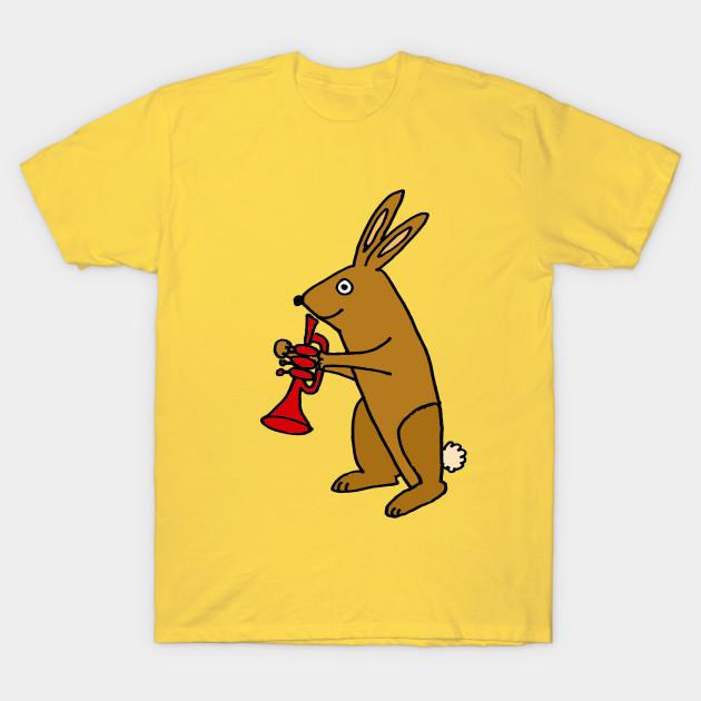 Buy Harajuku Funny 100% Cotton Tees Funny Funky Cute Brown Bunny Rabbit ...