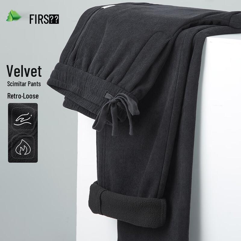 

Shanshan Men s Fleece-Lined Loose Straight-Leg Casual Pants 2XL 185/100A