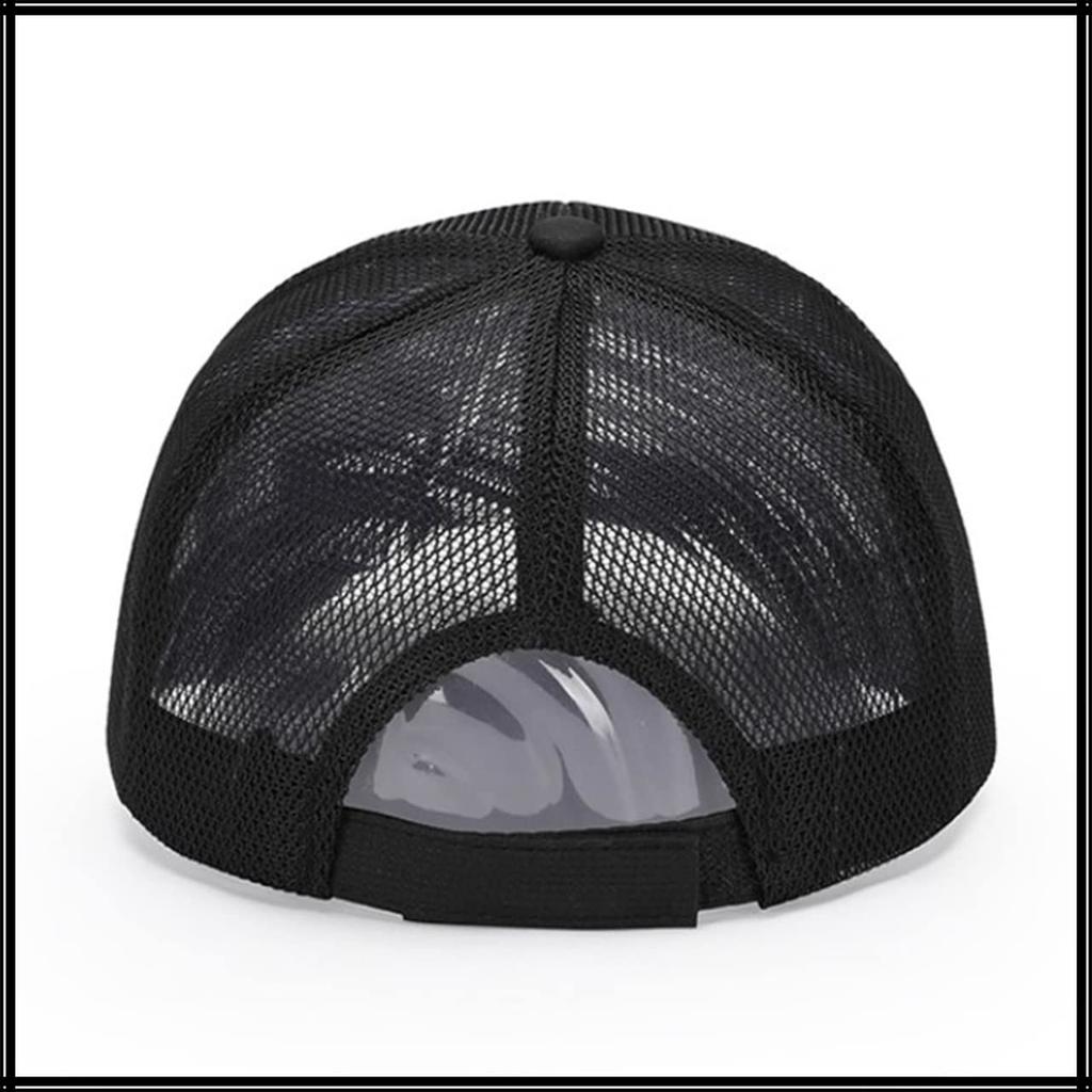 English Long CA583 [White Fang] Cap, Mesh, Letters, Brim, Hat, Sports, Outdoor, Running, Men's, Women's, (Gray)