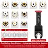 3/5Pcs Oscillating Saw Blade Set Bimetal Multitool Blade Sharp Multi Cutter Blade for Wood Plasterboard Plastic Cutting Blades