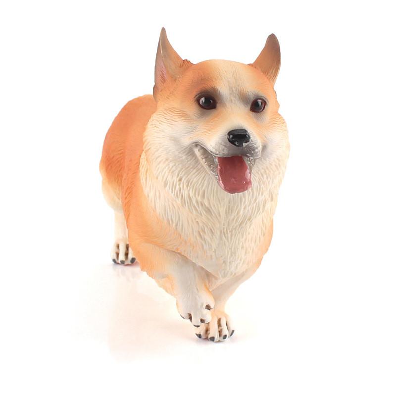 Realistic Corgi Dog Figure Pvc Static Model Toy For Animal Enthusiasts And Collectors