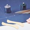 2Pcs Fabric Creaser Tool ABS Bone Folder Paper Creaser Sewing Creasing Tool for Quilting and Origami Art Craft Project