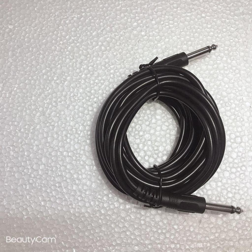 Shielded Noise Reduction Audio Cable for Guitar, Bass, and Speaker Connection