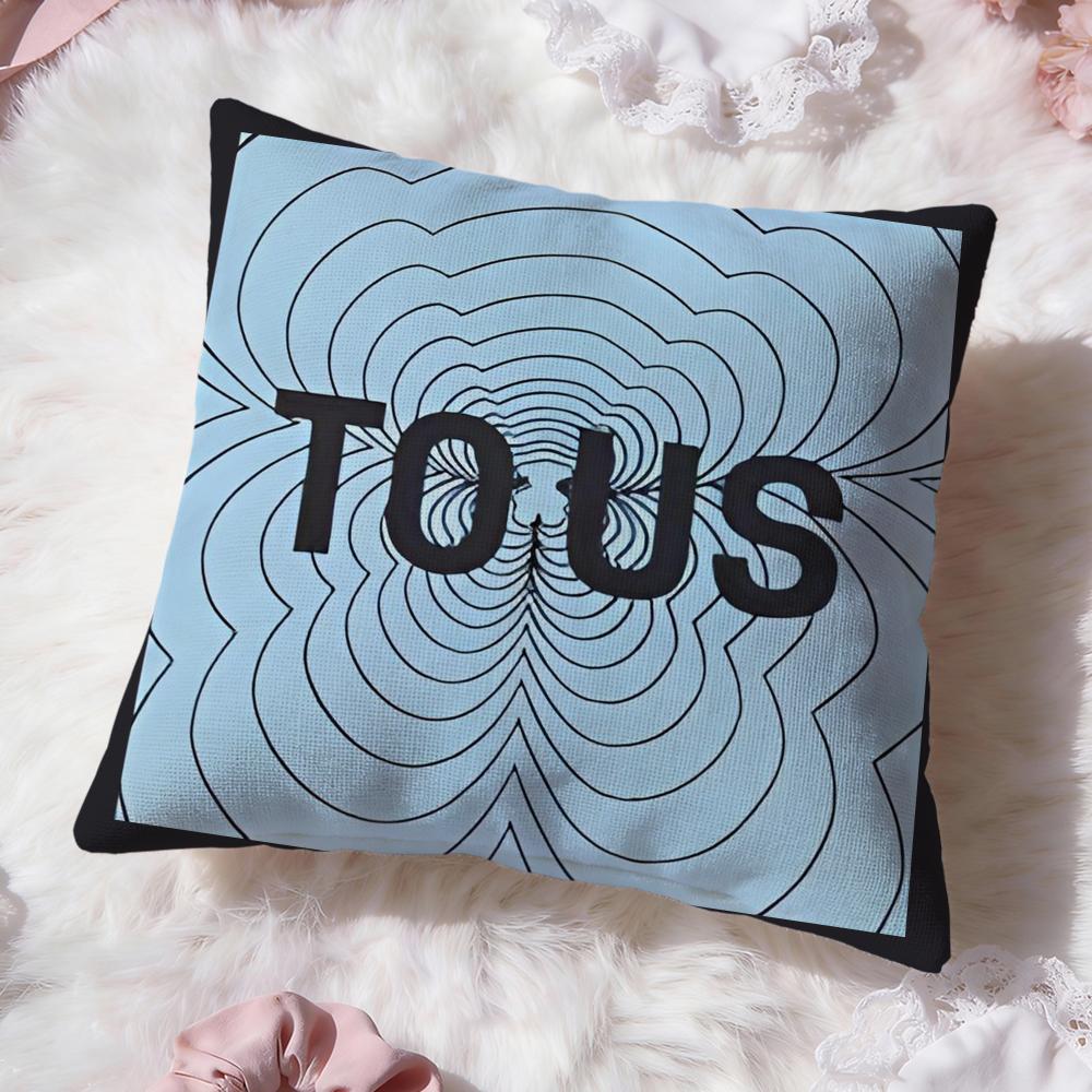 

CRAFTED WITLOVE T-tousS Cushion Cover Premium Comfort Reversible Pillow Cove -Two in One Design for Any Room & Car Interior 30cmx30cm