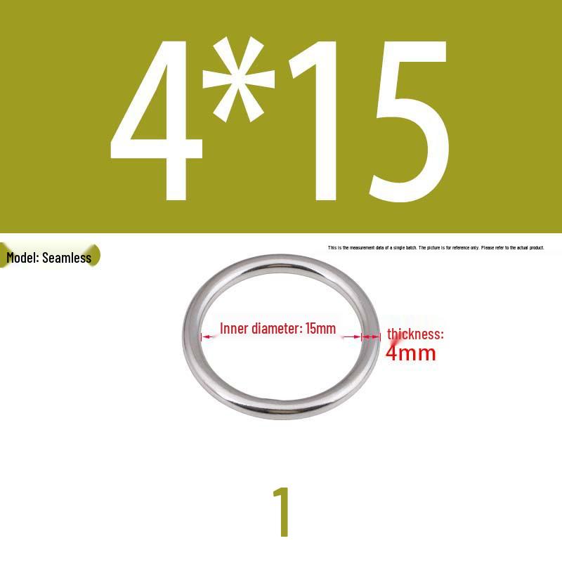 304 Stainless Steel Seamless O-Ring for Lifting and Hammock Yoga Connection
