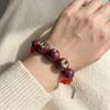 Exaggerated Lemon Bracelet Colorful Beads Stacked Bracelet Cute Fruit Beaded Bracelet  Girls Wear