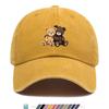 Outdoor Sports Style Teddy Bear Print Baseball Cap Breathable Adjustable Duckbill Hat AllSeason MultiFunctional Outdoor Hat