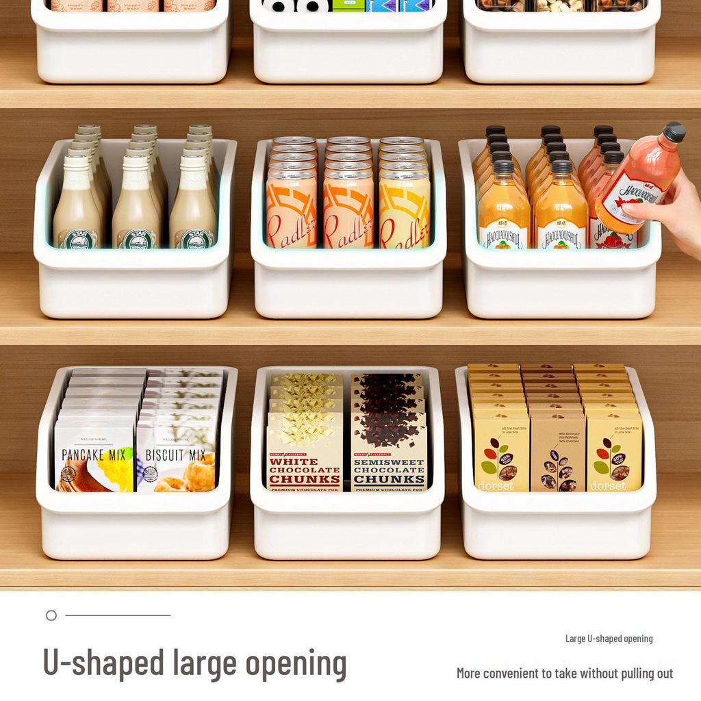 Desktop Storage Box for Snacks, Toys, and Sundries - Home and Kitchen Organizer Basket