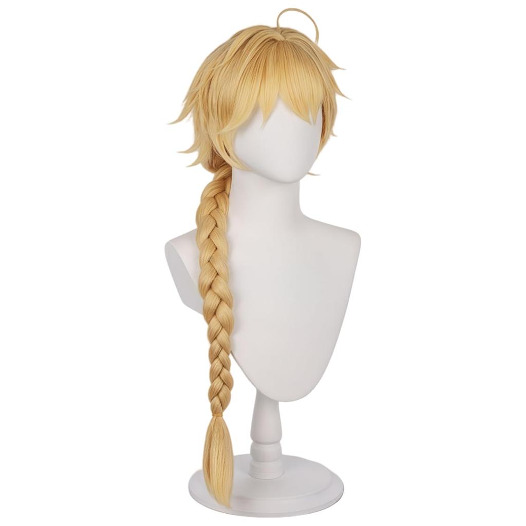 Genshin Impact Traveler Sora Cosplay Wig with for School Cultural and Photo Disguise Yourself Wig, Heat-Resistant, Net, Events, Festivals, Festivals,