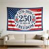 MultiSize Independence Memorial Freedom Tapestry Reusable Durable Home Decor High Quality Flat Print Design