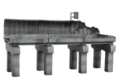 TOMYTEC GeoColle Serie Combattimento DCM14 Città d'Assalto A Autostrada Modello in Plastica Dipinto 319825 1/144