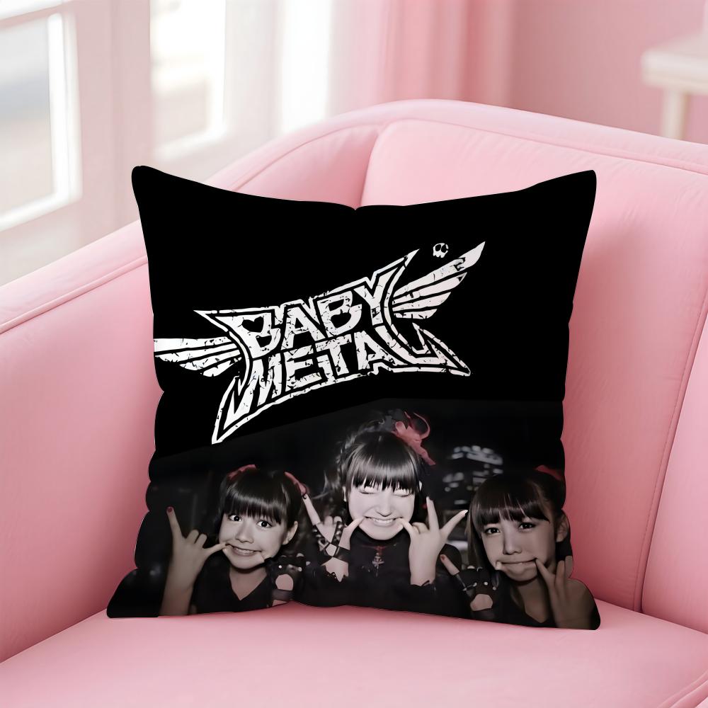 Girlgroup Metal BBBabymetal Kissenbezug Kissenbezug Weiches Hautfreundliches Gewebe Komfort Verdeckter Reißverschluss