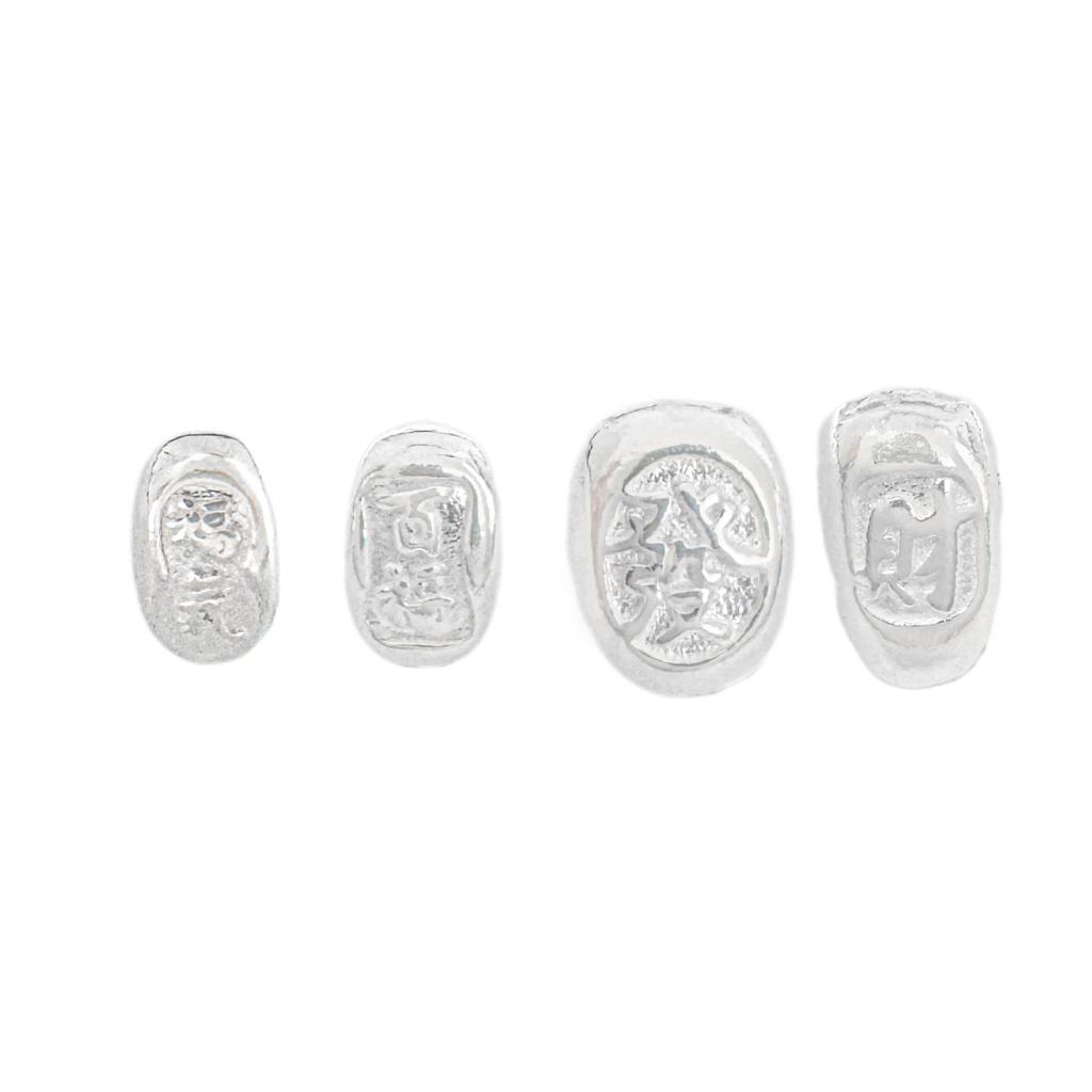 S999 Sterling Silver Good Luck Spacer Beads for DIY Crystal Bracelet or Necklace - Irregular Shape Rope Accessories