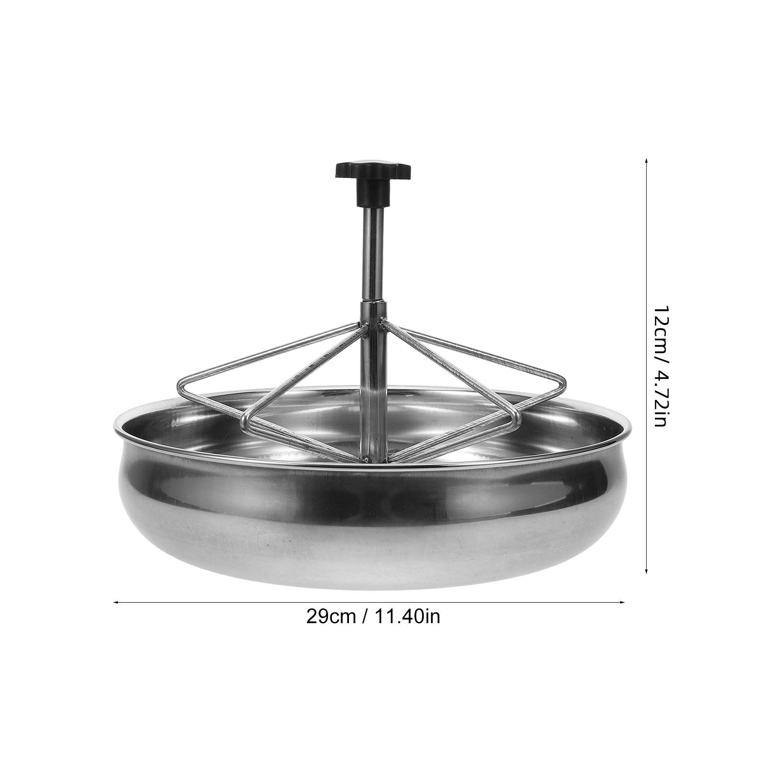 Thickened Stainless Steel Large Size Pig Feeder Convenient Pig Feeding Trough Food Container Pig Farms Livestock Feeding Manger
