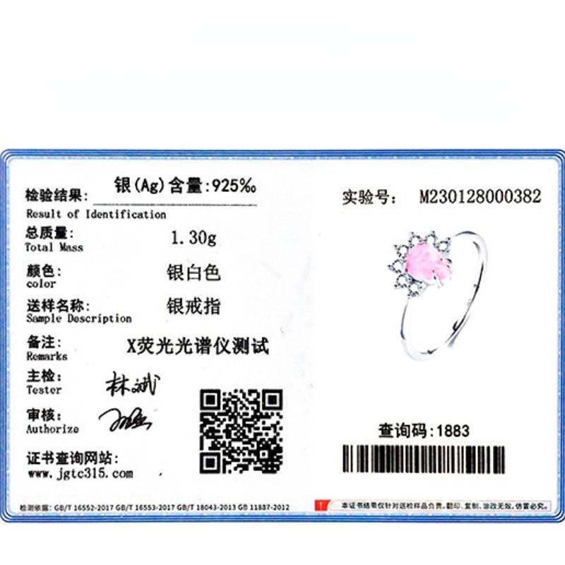 Tancise Classic 925 Sterling Silver Zircon Opal Ring Ladies Jewelry Wedding Promise Party Gift