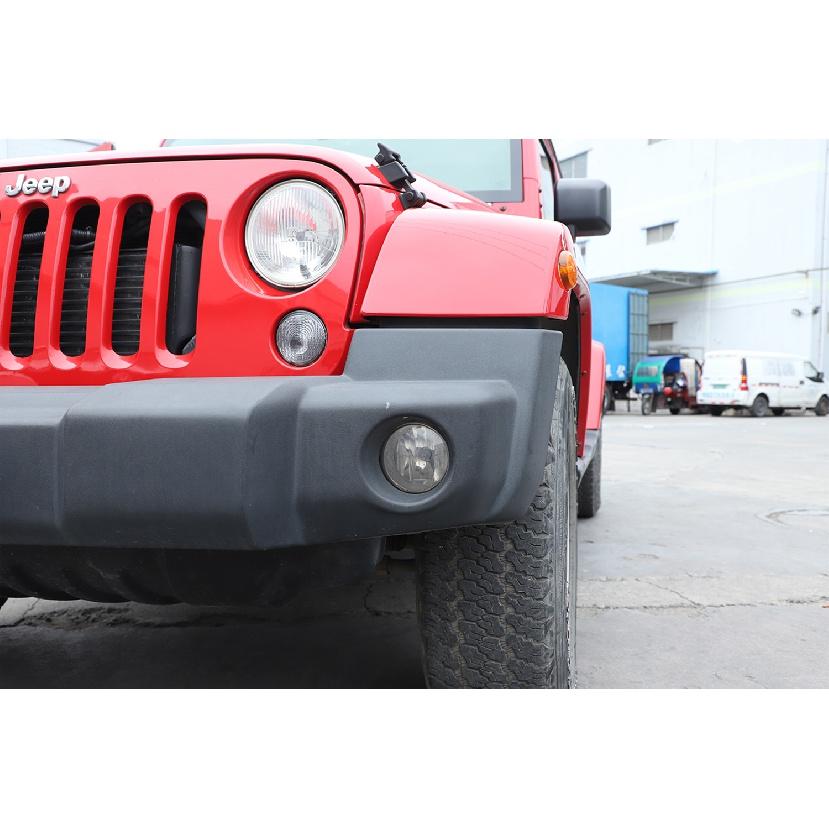 Car Front Fog Light Lamp Cover Protect Trim for Jeep Wrangler JK 2007-2017 Compass 2008-2010 Patriot 2011-2016 Accessories