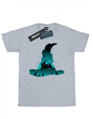 Girls Hogwarts Silhouette Cotton T-Shirt