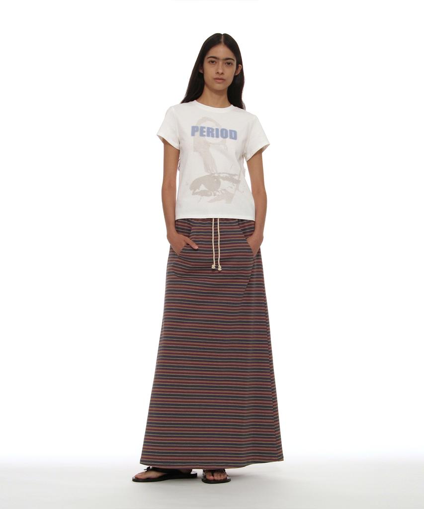 PARTIMENTO WOMEN Period Printed Tee_White