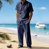 Men's Casual Hooded Short-Sleeve Two-Piece Set – Summer Loose, Breathable Outfit
