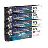 HP 975A Original Four-Color Ink Cartridge Set