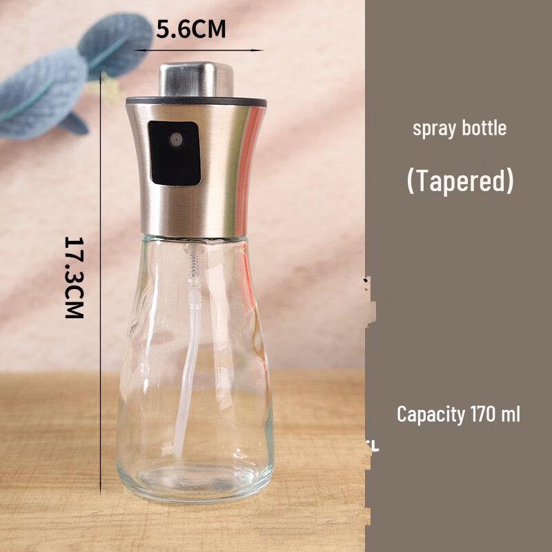 ZISIZ 170ml Stainless Steel Spray Oil Bottle (5-Pack)