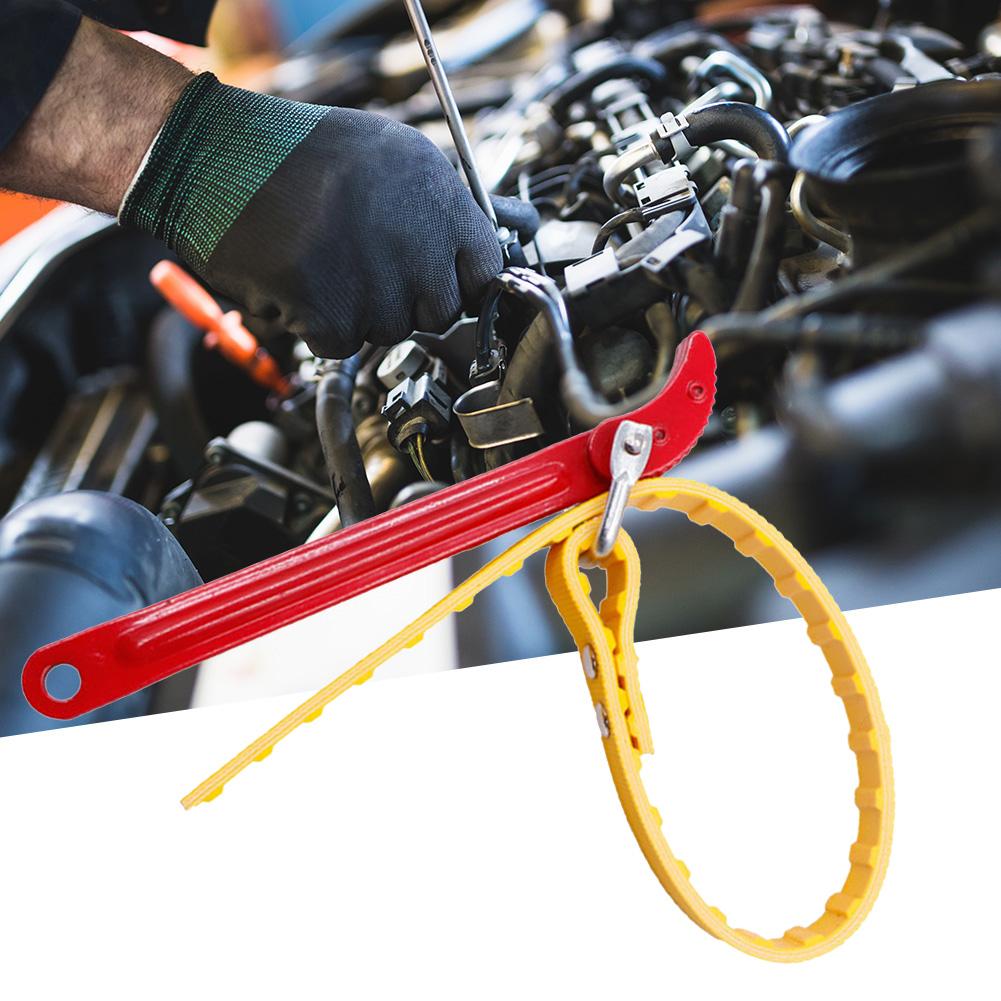 Portable Oil Filter Wrench Opener Wear Resistant Oil Filter Puller Spanner Cartridge Disassembly Tool Car Repair Accessories