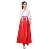 Men's & Women's Chinese Hanfu Set, Bamboo Embroidery Cross-Collar Wuxia Style Daily Costume