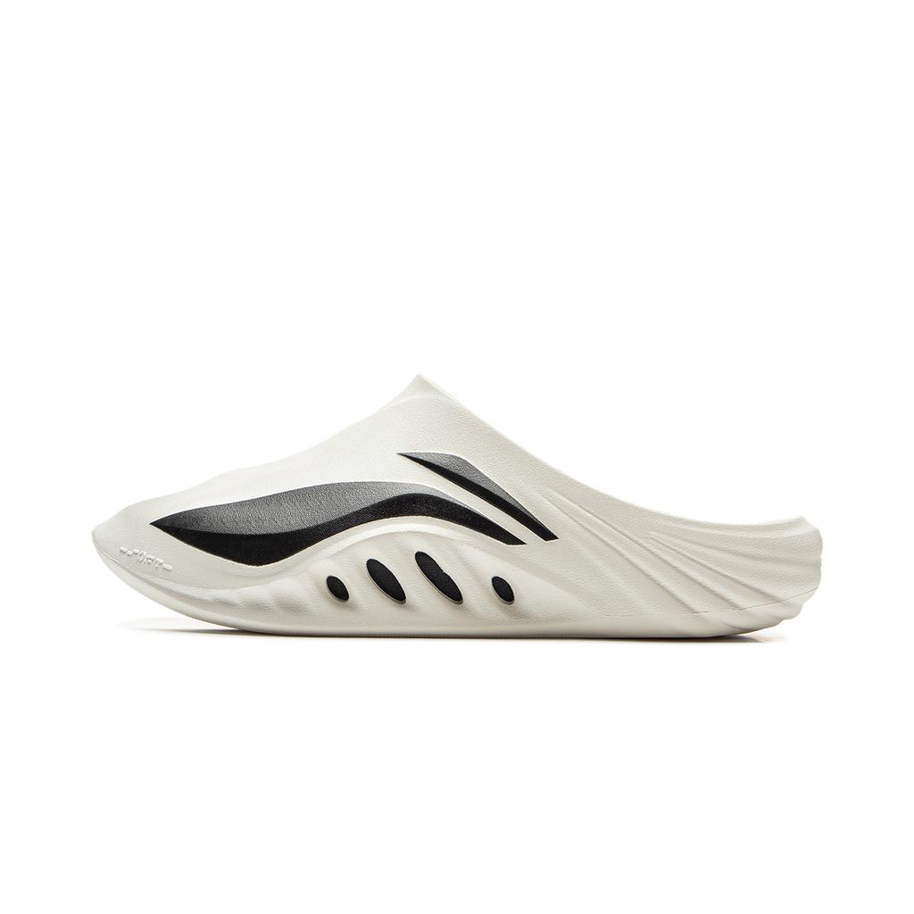 New LiNing SOFT SLIPPER Slip Resistant Abrasion Resistant Slide Slippers Unisex White Black AGAV009-4