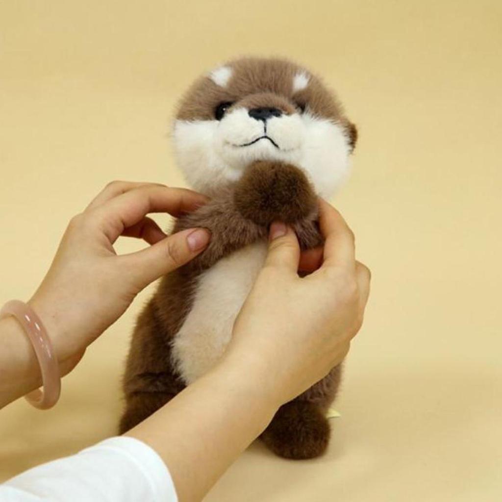14x25cm Animal Plush Stuffed Plush Toy Comfortable Soft Pillow Cute O tter Doll For Women Girls Kids Adults Boyfriend Girlfrie