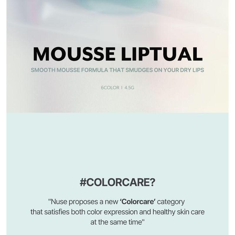 nuse - Mousse Liptual - 6 Colors