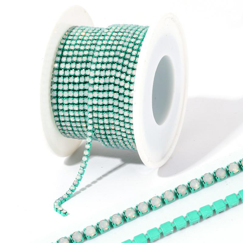 Protein Claw Chain Rhinestone Chain 2Mm Claw Diamond Nail Art Jewelry Cutting Claw Chain Bracelet Necklace Diy Jewelry