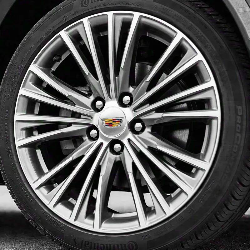 3D 4 ks 67mm Znak středového krytu kola pro Cadillac ATS CTS DTS STS SLS SLR XLR BLS Seville Escalade Tiburon CT6 XT5 XT6 CT5