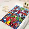 1Pc Marvel Heroes Unite Rug, Office Carpet Indoor Outdoor Doormat, Non-Slip Soft, Living Room, Christmas Halloween Gift. Em92839