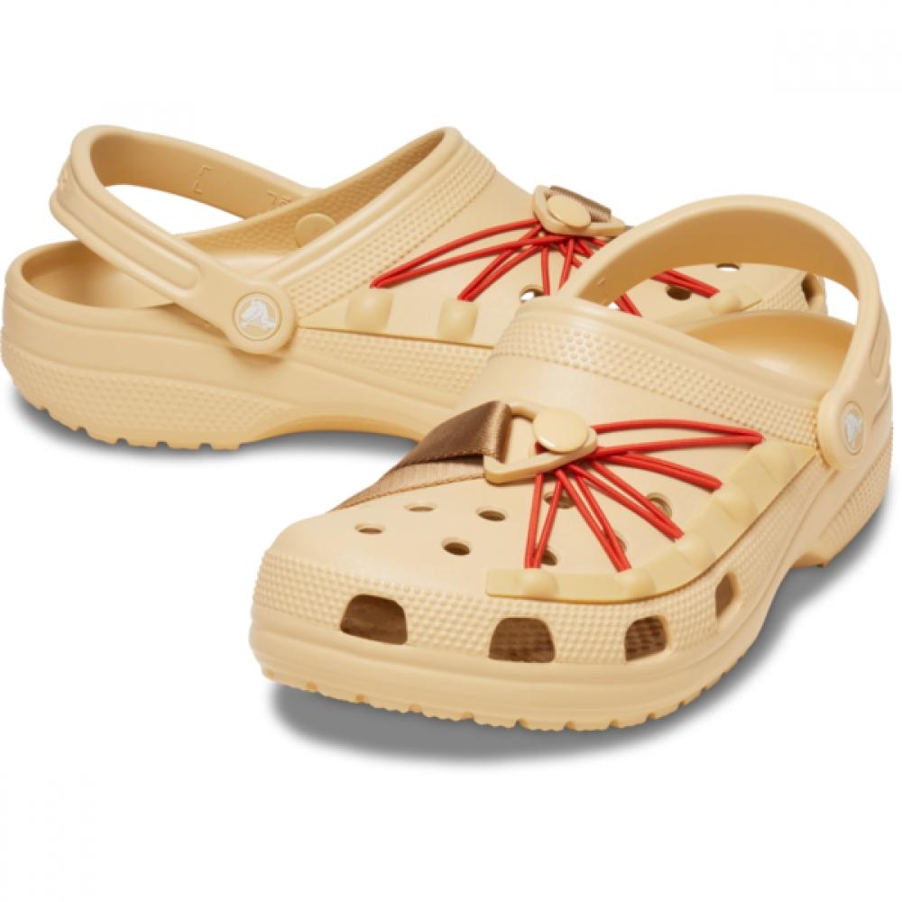 

Crocs Classic Bungee Cord Clogs Sesame Multi 210393 0hy M8W10(265mm)