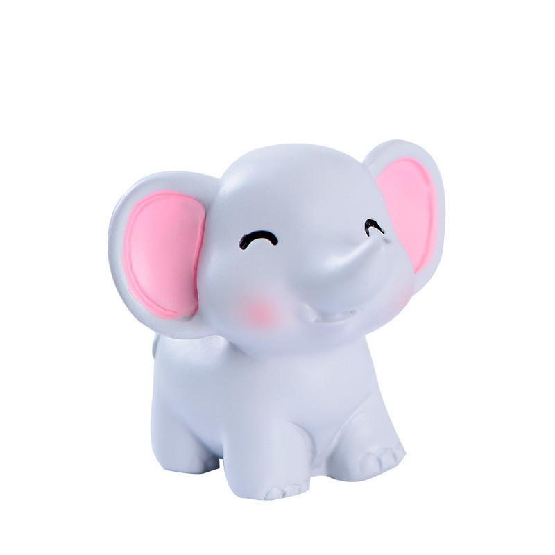Charming Resin Miniature Elephant Desk Decor Perfect For Diy Garden Landscaping