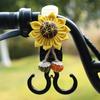 Blumen Roller Lenkerhalterung Haken Verstellbares Gurtband Robuster Roller Elektrofahrrad Lenkergriff Aufhänger mit Doppelhaken