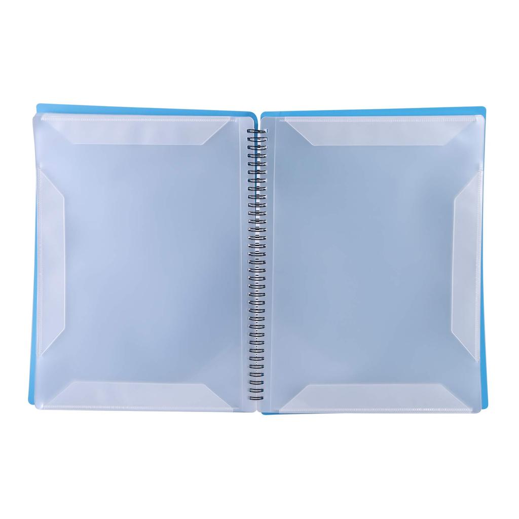 A4 Music File Case, Large Capacity, Sheet Music Holder, Music Score Storage Case, 30 Pages (60 Sides), Coiled, Thick, Music File, Document File,