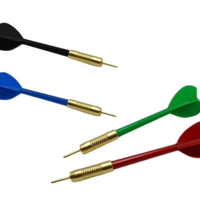 

Target Pen Throwing Area: Leisure Zone with Figure-Shaped Rest Area and Ballpoint Pens Red Shell, Black Refill