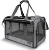 Large Capacity Pet Travel Bag: Handheld, Single Shoulder, Crossbody, Lightweight, Airline Approved