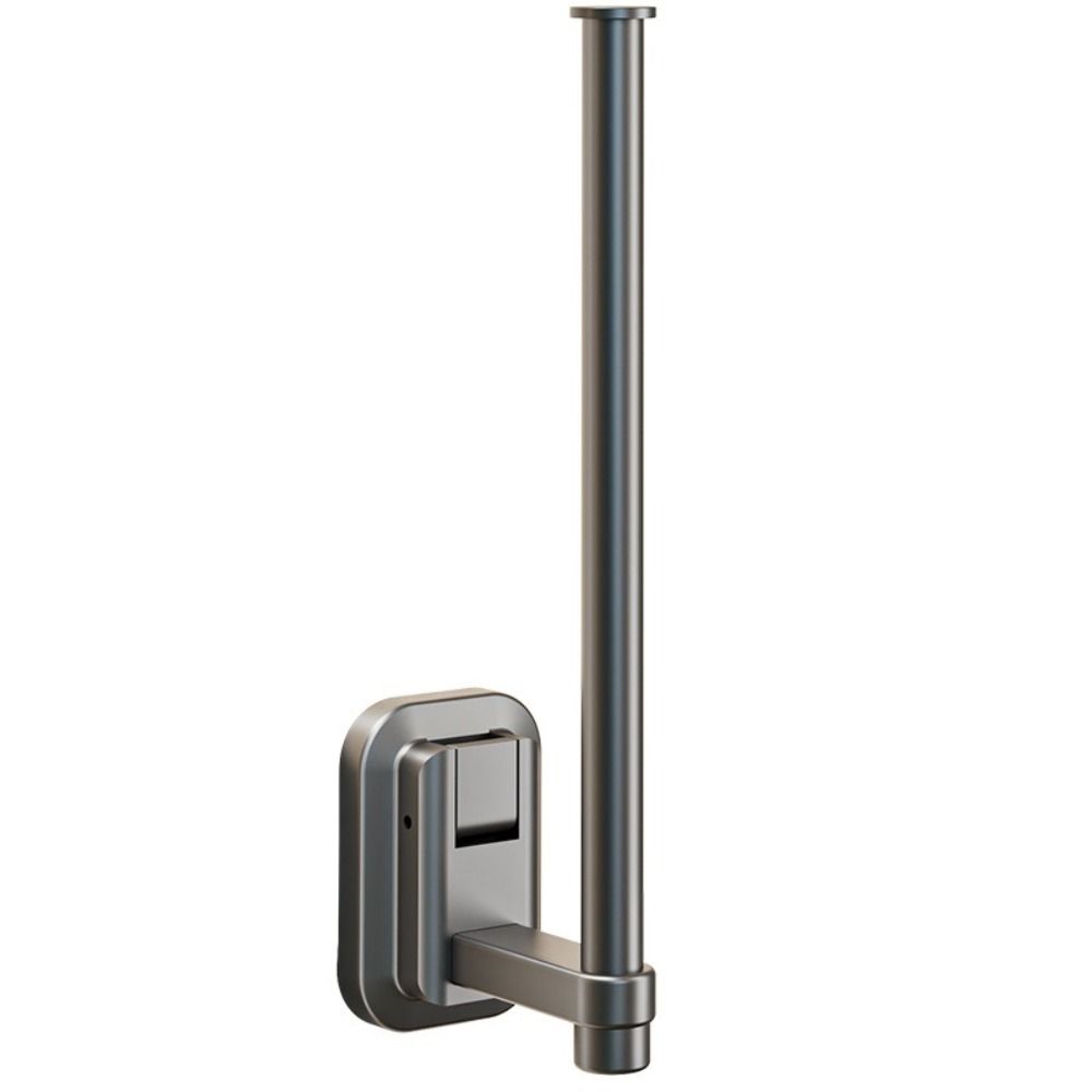 Water-proof Cling Film Storage Rack No Punching Roll Paper Holder Bathroom