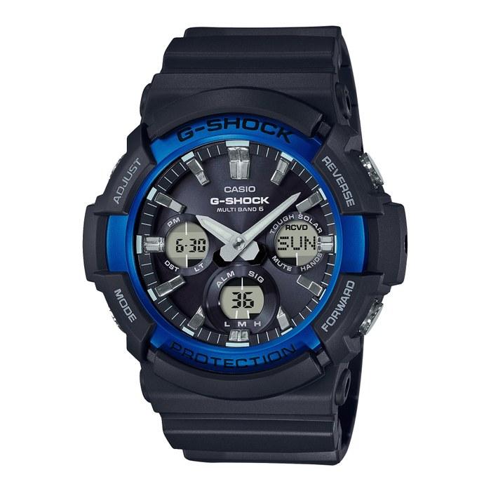 [Casio] G-Shock GAW-100B-1A2JF Men s Watch, Black/Blue